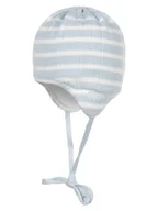 Czapki damskie - Dziecięca czapka wiązana jesienno zimowa niebieska Döll r.43 - miniaturka - grafika 1