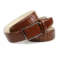 Paski - Anthoni Crown Pasek męski, czerwony (ciemnoczerwony 065), 85|#85|#673 (Producent rozmiar:85) - miniaturka - grafika 1