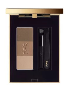 Yves Saint Laurent Couture Brow Palette paleta cieni do brwi 1 Light To Medium 3,8g - Akcesoria i kosmetyki do stylizacji brwi - miniaturka - grafika 1