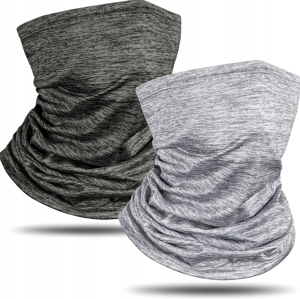 CHUSTA WIELOFUNKCYJNA 2 SZTUKI KOMIN SZAL OCIEPLACZ SZYI BANDANA UNISEX