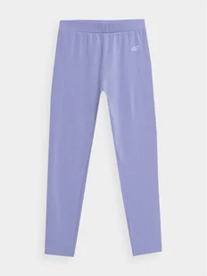 4F Legginsy 4FJAW23TTIGF093 Niebieski Slim Fit - Legginsy - miniaturka - grafika 1