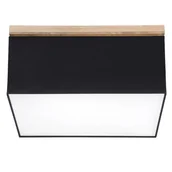 Lampy sufitowe - Britop Sufitowa LAMPA skandynawska VERTIGA 34523474 kwadratowa OPRAWA plafon loft czarny - miniaturka - grafika 1