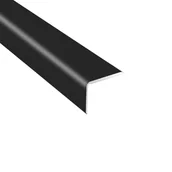 Listwy przypodłogowe - Listwa progowa dylatacyjna zakończeniowa Czarny 25x10x1200 mm Artens - miniaturka - grafika 1