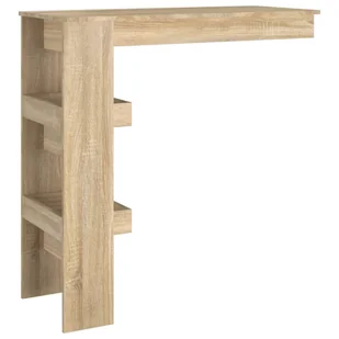 Lumarko Stolik barowy, sonoma, 102x45x103,5 cm, materiał drewnopochodny - Ławy i stoliki kawowe - miniaturka - grafika 6