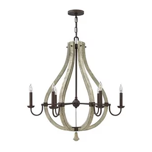 Elstead Lighting Lampa wisząca MIDDLEFIELD kol. RDZAWE ŻELAZO (HK/MIDDLEFIELD6) - Hinkley - - Lampy sufitowe - miniaturka - grafika 1