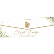 Kartki okolicznościowe i zaproszenia - Armin Style Karnet Chrzest od ojca chrzestnego - miniaturka - grafika 1