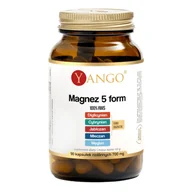 Witaminy i minerały - Yango Magnez 5 Form, 90 kapsułek roślinnych - miniaturka - grafika 1