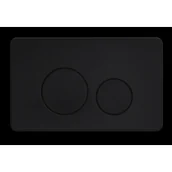 Przyciski spłukujące - BALNEO F0303020203-1 Przycisk spłukujący OXO BLACK do stelażu podtynkowego Fix-Frame Low - miniaturka - grafika 1