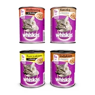Mokra karma dla kotów - Whiskas Adult puszka 4 x 400g mix smaków 41908-uniw - miniaturka - grafika 1