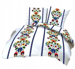 pościel bawełna lux 140x200 + 1 poszewka B 257-9 łowicz niebieski jasny pas - Pościel pościel bawełna lux 140x200 + 1 poszewka B 257-9 łowicz niebieski jasny pas - Pościel - miniaturka - grafika 1