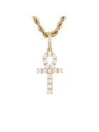 ICED STUFF Zawieszka Micro Ankh Złoty