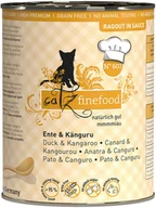 Mokra karma dla kotów - catz finefood Ragout 6 x 380 g - Nr. 607: Kaczka z kangurem - miniaturka - grafika 1