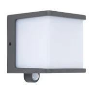 Lampy ogrodowe - Inspire Kinkiet solarny Telin szary 11 cm IP54 LED - miniaturka - grafika 1