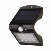 Lampy ogrodowe - Orno Lampa solarna z czujnikiem ruchu SILOE 5W Czarny IP65 OR-SL-6083BLR4 - miniaturka - grafika 1