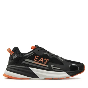 Sneakersy EA7 Emporio Armani X8X156 XK360 U017 Czarny - Sneakersy męskie - miniaturka - grafika 1