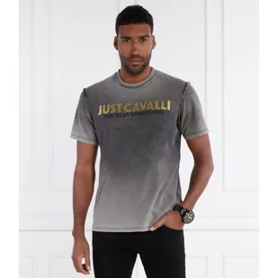 Just Cavalli Dwustronny t-shirt | Regular Fit - Koszulki męskie - miniaturka - grafika 1