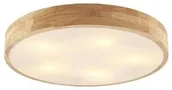 Lampy sufitowe - Lindby - Tanju Lampa Sufitowa Ø60 Wood/White Lindby - miniaturka - grafika 1