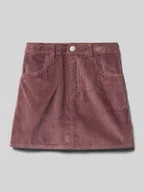 Sukienki i spódniczki dla dziewczynek - Spódnica sztruksowa z wpuszczanymi kieszeniami model ‘RAINFALL’ - miniaturka - grafika 1