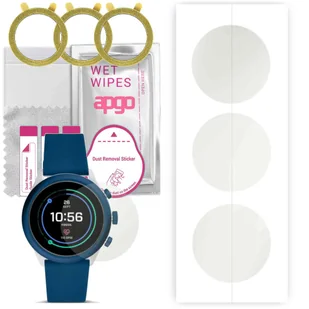 3x Folia hydrożelowa MATOWA do Fossil Sport - apgo Smartwatch Hydrogel MATTE Protection Ochrona na ekran smartwatcha - Akcesoria do smartwatchy - miniaturka - grafika 1
