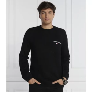 Swetry męskie - Tommy Jeans Sweter RAGLAN | Regular Fit - grafika 1