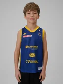 Koszulki dla chłopców - 4F Koszulka meczowa replika domowa z sezonu 2025/26 dziecięca 4F x Stal Ostrów - granatowa 98/104 - miniaturka - grafika 1