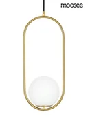 Lampy sufitowe - Aurelia 50 lampa wisząca 1-punktowa złota MSE010100302 - miniaturka - grafika 1