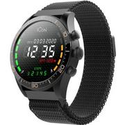 Smartwatch - Forever TF1 Amoled Icon AW-100 Czarny - miniaturka - grafika 1