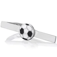 Spinki do mankietów i krawatów - Spinka do krawata Piłka nożna X2 T80 - miniaturka - grafika 1