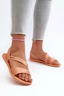 Sandały damskie - Sandały Z Brokatem Damskie Pomarańczowe 82429 Ipanema Vibe Sandal Fem - Zazoo - miniaturka - grafika 1