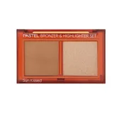 Palety i zestawy do makijażu - PASTEL SUN KISSED PALETA DO MAKIJAŻU 01 NATURAL BRONZE & SOFT GLOW 8,6G - miniaturka - grafika 1