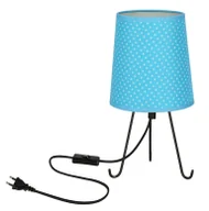 Lampy stojące - Niebiesko-biała lampka nocna E1-P89 - miniaturka - grafika 1