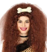 Dodatki do strojów karnawałowych - GUIRCA Spinka do włosów z kością, Jaskiniowiec BIZU/6034-G - miniaturka - grafika 1