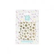 Ozdoby do paznokci - Hi Hybrid Hi Hybrid naklejki wodne świąteczne XMAS #2 gold - miniaturka - grafika 1