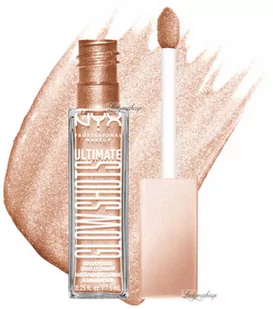 NYX Professional Makeup - ULTIMATE - GLOW SHOTS - Liquid Eyeshadow - Płynny cień do powiek - 7,5 ml - 05 HIGHKEY LYCHEE - Cienie do powiek - miniaturka - grafika 1