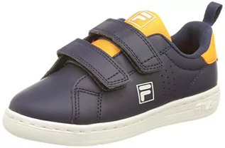 Buty dla chłopców - FILA Sneakersy chłopięce Crosscourt 2 Nt Velcro TDL, Medieval Blue Tangelo, 23 EU - grafika 1