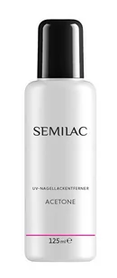 Semilac aceton kosmetyczny 125ml - Zmywacze i cleanery do paznokci - miniaturka - grafika 1
