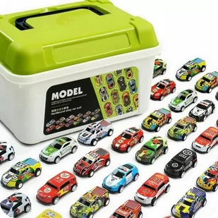 RESORAKI ZESTAW METALOWYCH RESORAKÓW Z NAPĘDEM AUTKA SAMOCHODZIKI - Samochody i pojazdy dla dzieci - miniaturka - grafika 1