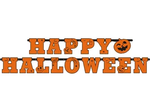 PartyDeco Baner Happy Halloween, 13 x 210cm GRL12 - Halloween - miniaturka - grafika 2