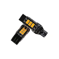Żarówki samochodowe - W16W Żarówka Led T15 12V-24V Canbus Pomarańczowa B.Mocna 1400Lm Motoledy - miniaturka - grafika 1