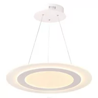 Lampy sufitowe - Lampa wisząca LED Mikeli 1 x 30 W biała 308634 - miniaturka - grafika 1