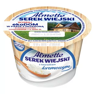 Almette - Serek wiejski z twarożkiem kremowym - Sery - miniaturka - grafika 1