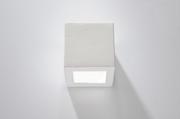 Lampy ścienne - Sollux Lighting Kinkiet ceramiczny LEO CAFÉ AU LAIT - miniaturka - grafika 1