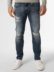 Pepe Jeans - Jeansy męskie Stanley Mend, niebieski - Spodnie męskie - miniaturka - grafika 1