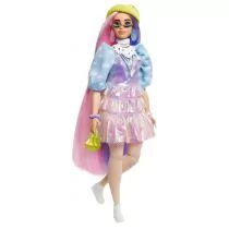 Mattel Lalka Fashionistas Extra Z Pupilem + Akces. - Lalki dla dziewczynek - miniaturka - grafika 1