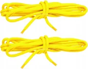 Akcesoria obuwnicze - ELASTYCZNE Sznurówki ŻÓŁTE JASKRAWE Sznurowadła 200 cm SPORT Okrągłe G12-57 - miniaturka - grafika 1