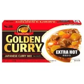 Pasty warzywne - Pasta Golden Curry Extra Hot 220g S&B - miniaturka - grafika 1