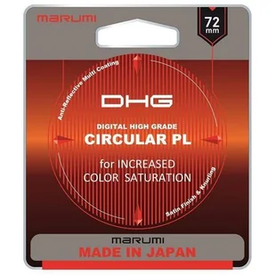 Marumi CPL DHG 72 mm (MF202732) - Filtry fotograficzne - miniaturka - grafika 1