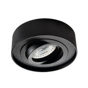 Lampy sufitowe - Kanlux Oczko halogenowe Mini Bord DLP-50-W 28783 lampa sufitowa wpuszczana downlight 1x35W GU10/Gx5,3 czarne - miniaturka - grafika 1