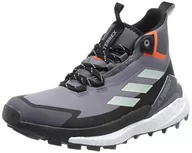 Buty trekkingowe damskie - adidas Terrex Free Hiker 2 GTX W Sneaker damskie buty sportowe, Trace Grey Grey Three Impact Orange, 38 2/3 EU - miniaturka - grafika 1