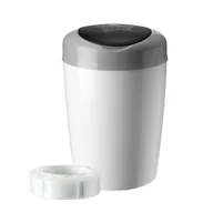 Kosze na bieliznę - Tommee Tippee Simplee Sangenic odpadów z pieluszek pojemnik  szary - miniaturka - grafika 1